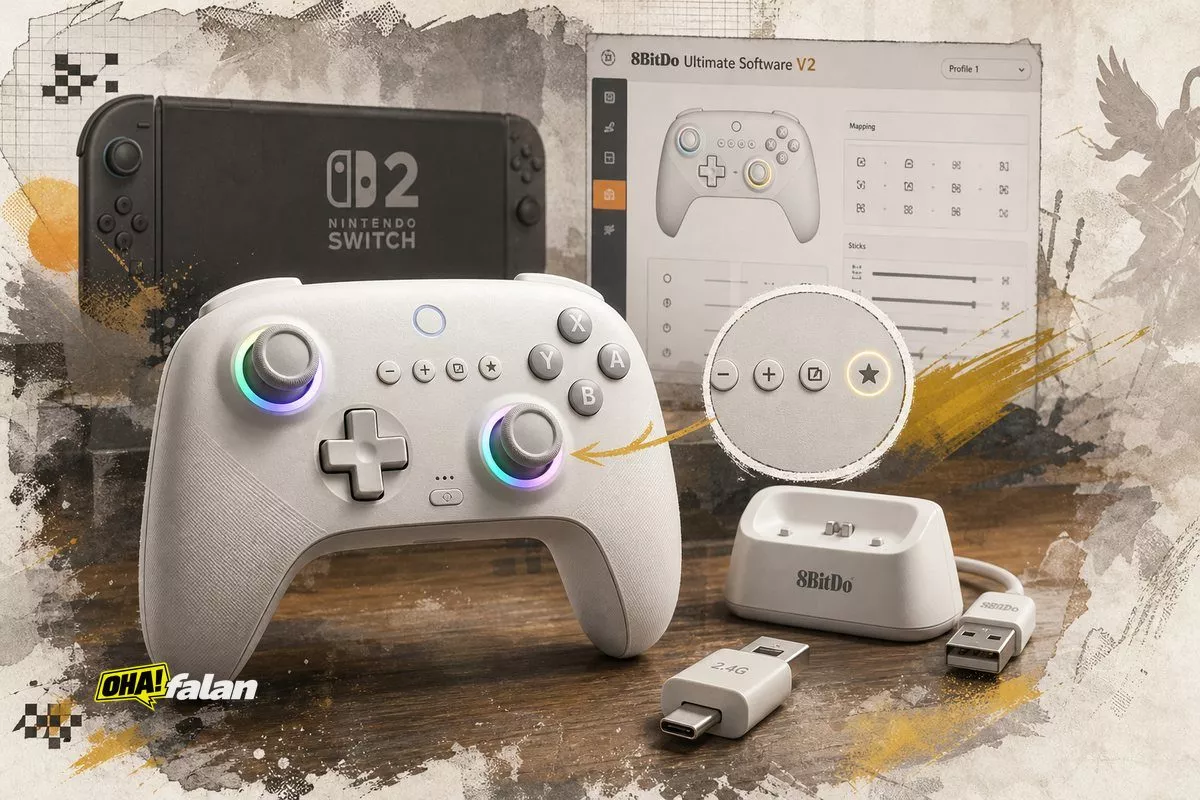 8BitDo Ultimate 2, Switch 2 için 70 dolara geliyor