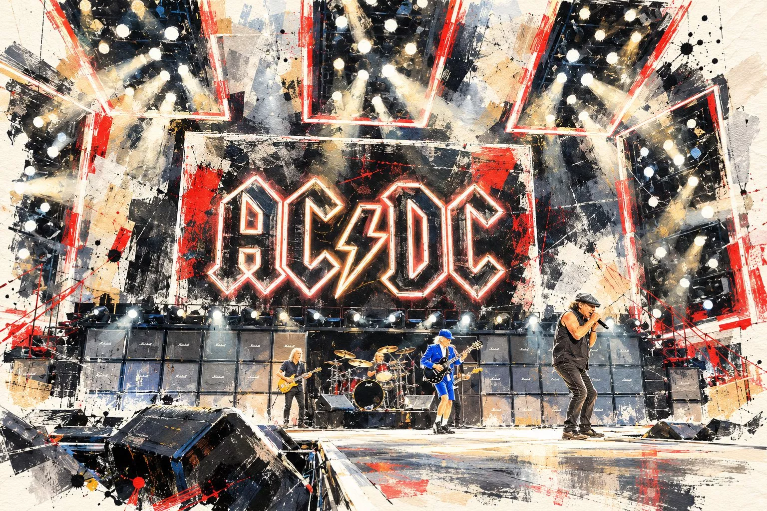 AC/DC’nin Power Up turnesindeki sahne performansı ve Dave Grohl’un grupla birlikte “Highway to Hell” çaldığı konser gecesi