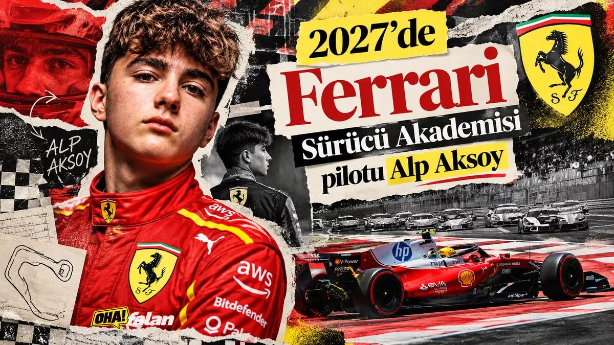 Alp Aksoy, 2027’de Ferrari Sürücü Akademisi pilotu olacak