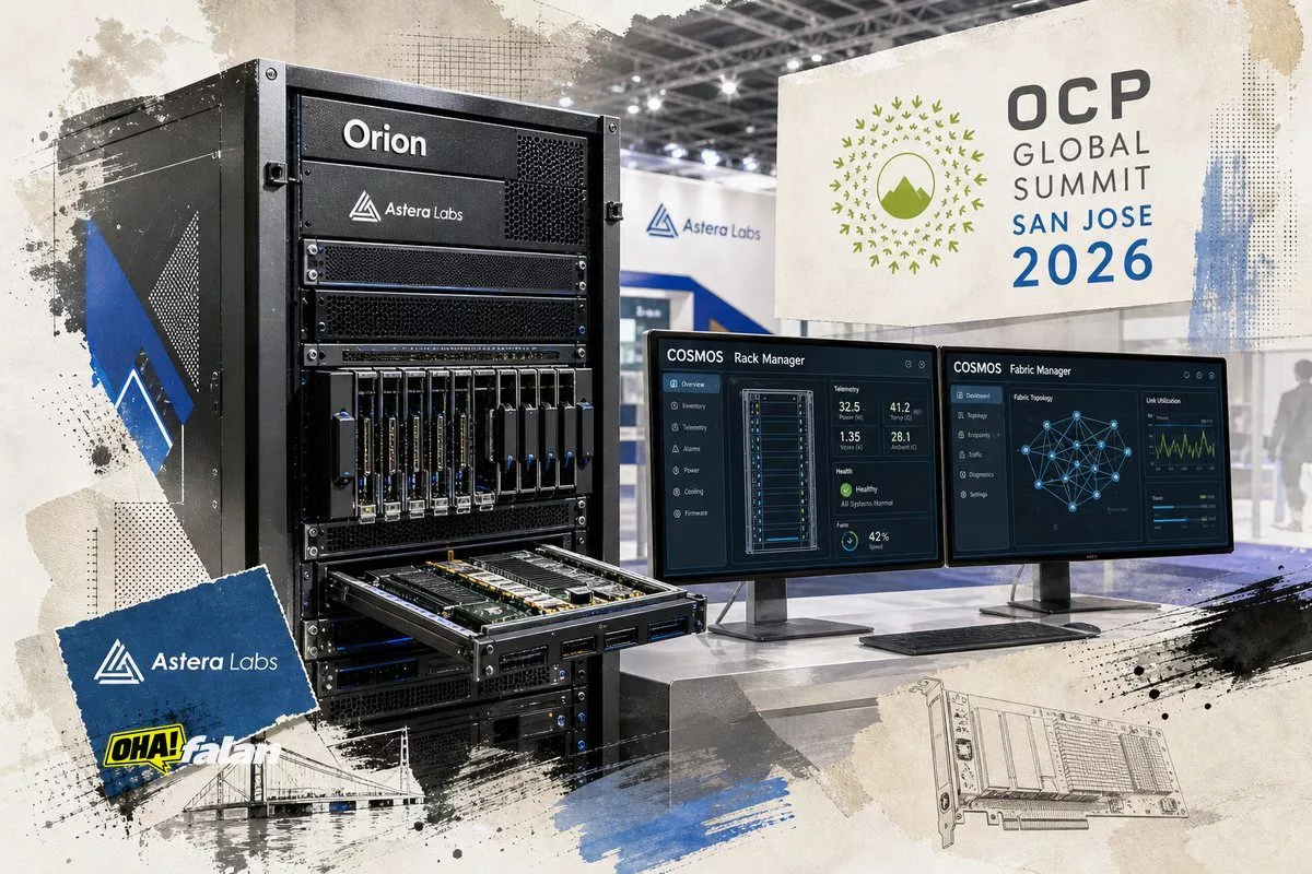 Astera Labs, Orion raf ölçeğinde referans tasarımını duyurdu