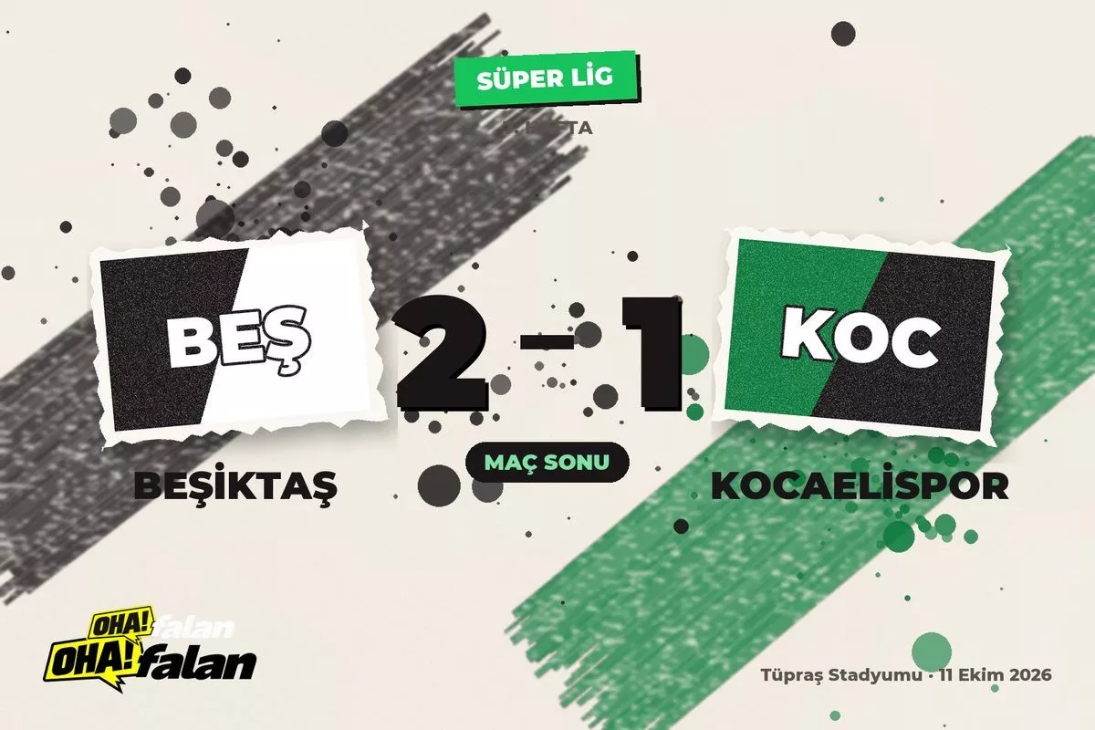 Beşiktaş, Kocaelispor’u ilk yarıda bulduğu gollerle geçti