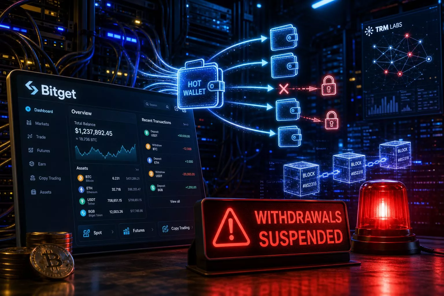 Bitget’te 351 milyon dolarlık kripto hırsızlığı iddiası