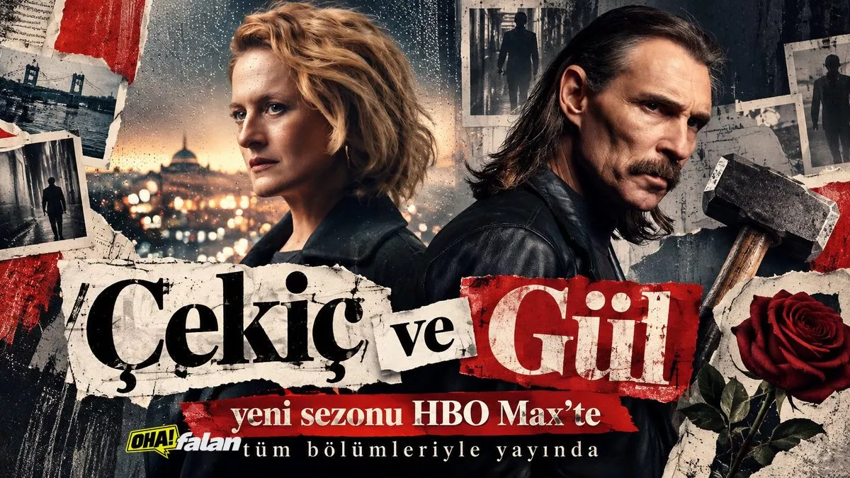 Yağmurlu bir Ankara gecesinde, loş ışıklarla aydınlanan boş bir cinayet masası, açık dosyalar ve pencere önünde duran iki silüet.