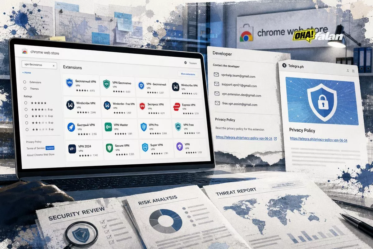 Chrome Web Store’da 369 Rusça VPN eklentisi incelendi