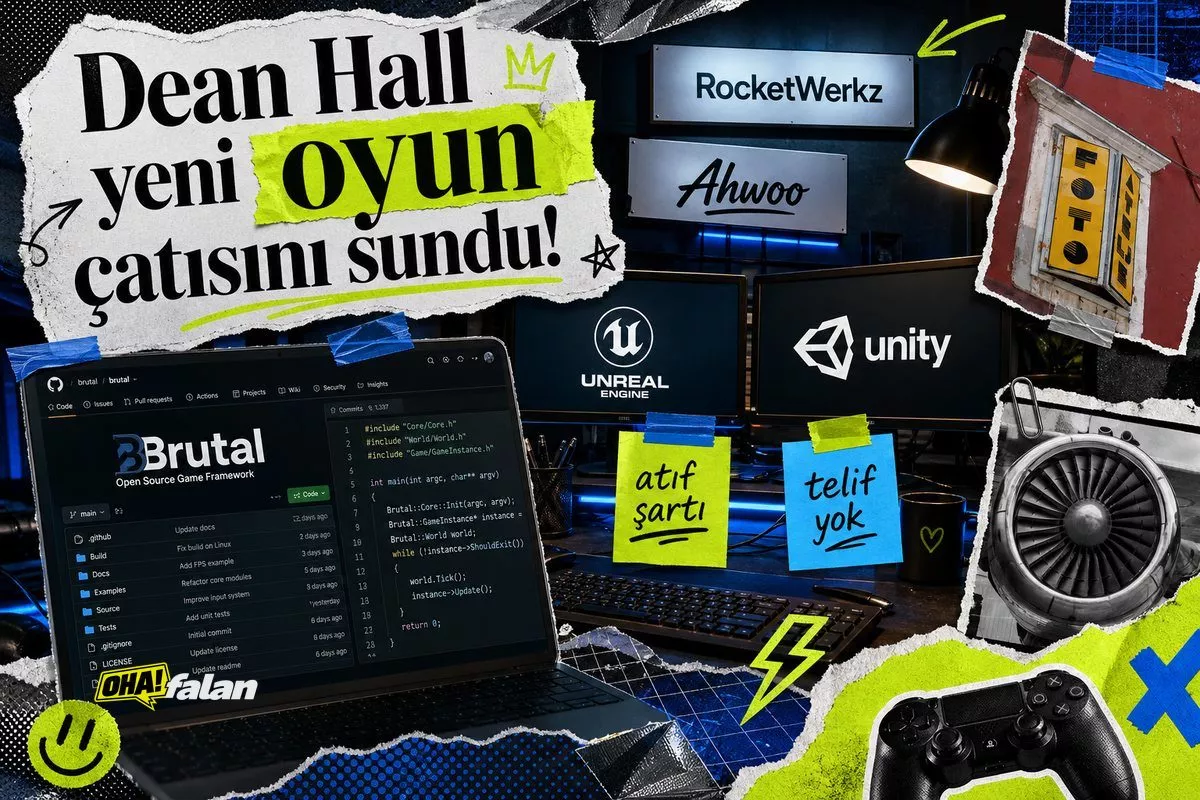 Dean Hall, Brutal adlı açık kaynak oyun çatısını yayımladı