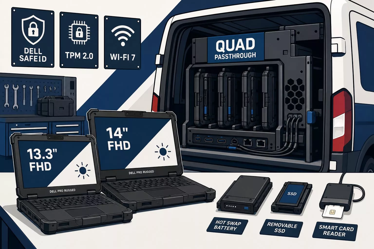 Dell, iki yeni Pro Rugged dizüstü bilgisayar duyurdu