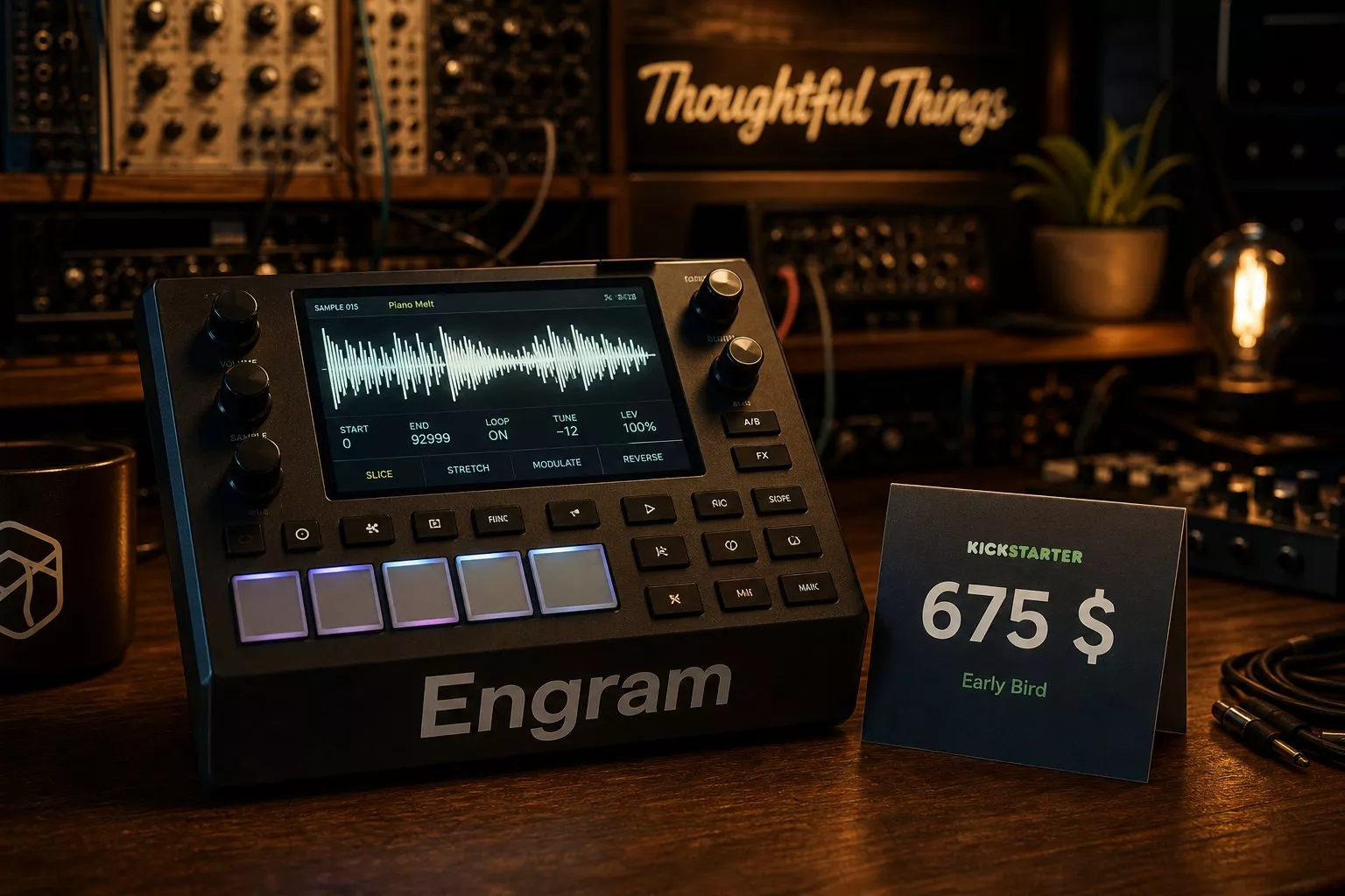 Engram sampler için Kickstarter’da 675 dolarlık başlangıç bedeli