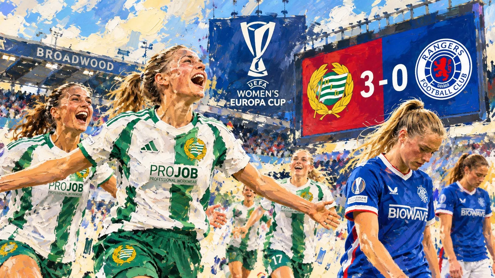 Hammarby, Rangers’ı 3-0 yenip Avrupa Kupası’nda tur atladı