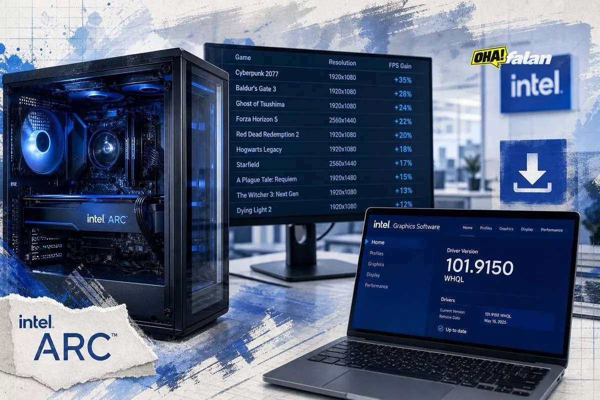 Intel Arc 101.9150 WHQL sürücüsü yayımlandı