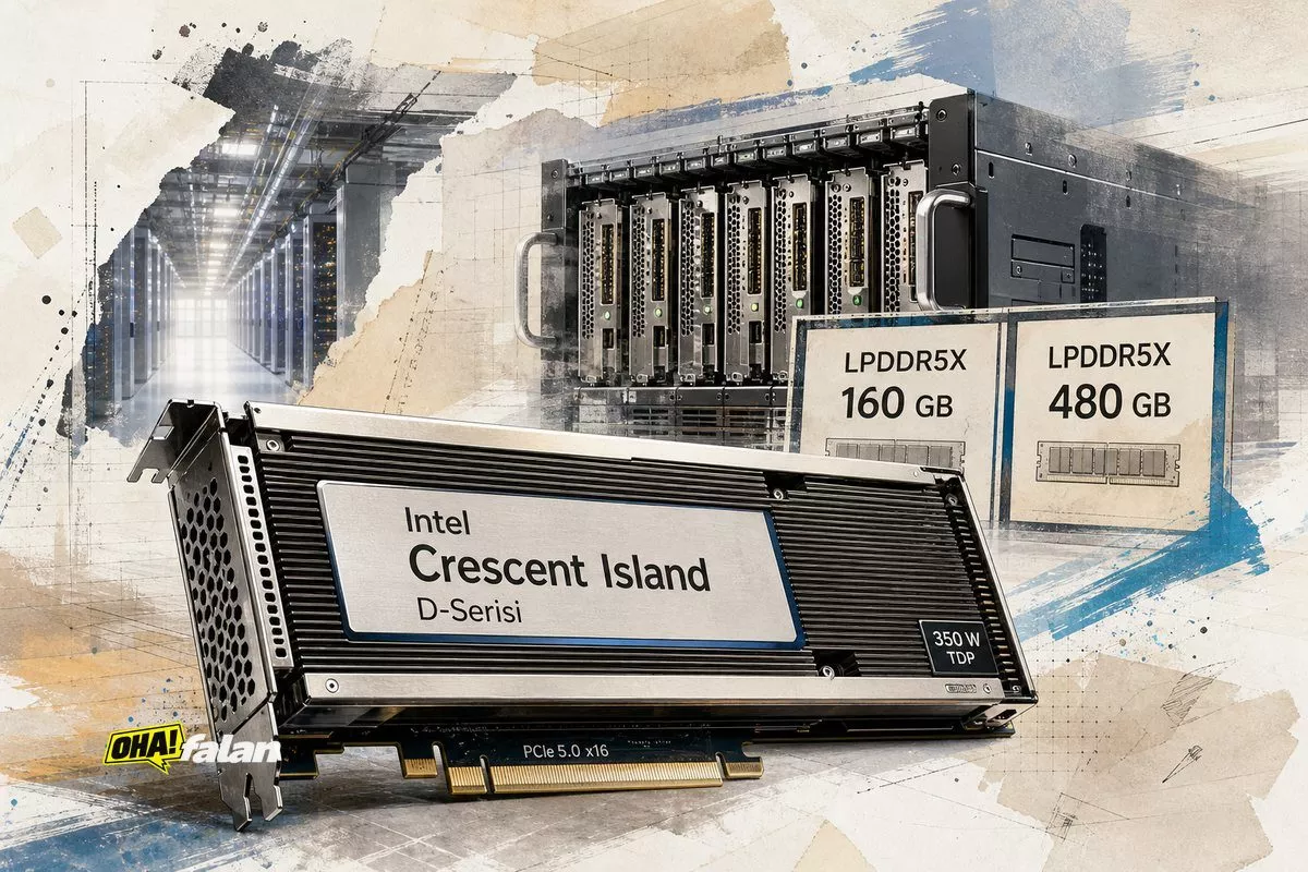 Intel, Crescent Island kod adlı D-Serisi GPU’yu tanıttı: 480 GB’a kadar LPDDR5X