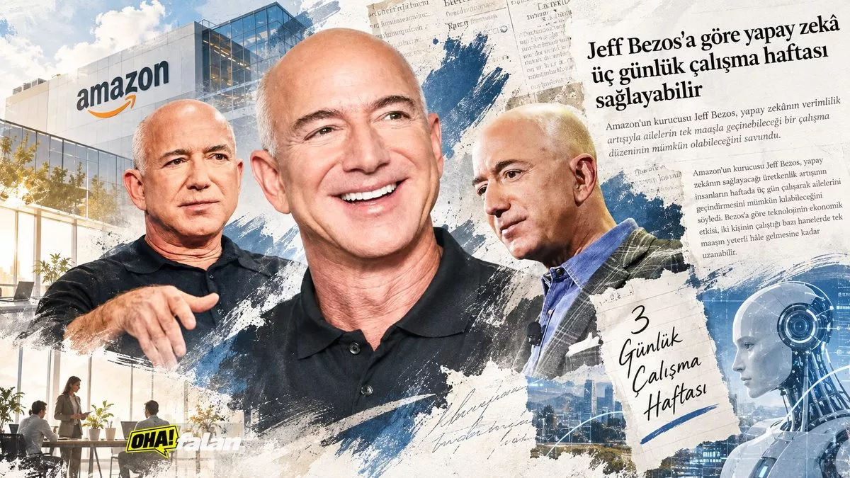 Jeff Bezos'a göre yapay zekâ üç günlük çalışma haftası sağlayabilir