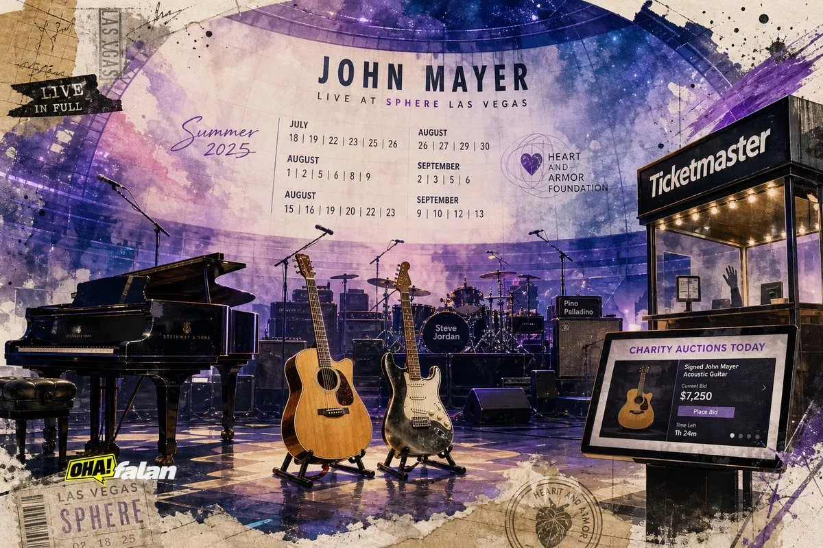 John Mayer, 2027’de Sphere’de Nisan-Haziran konserleri verecek