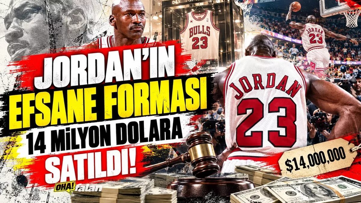 Jordan’ın 1998 Finalleri forması 14 milyon dolara satıldı