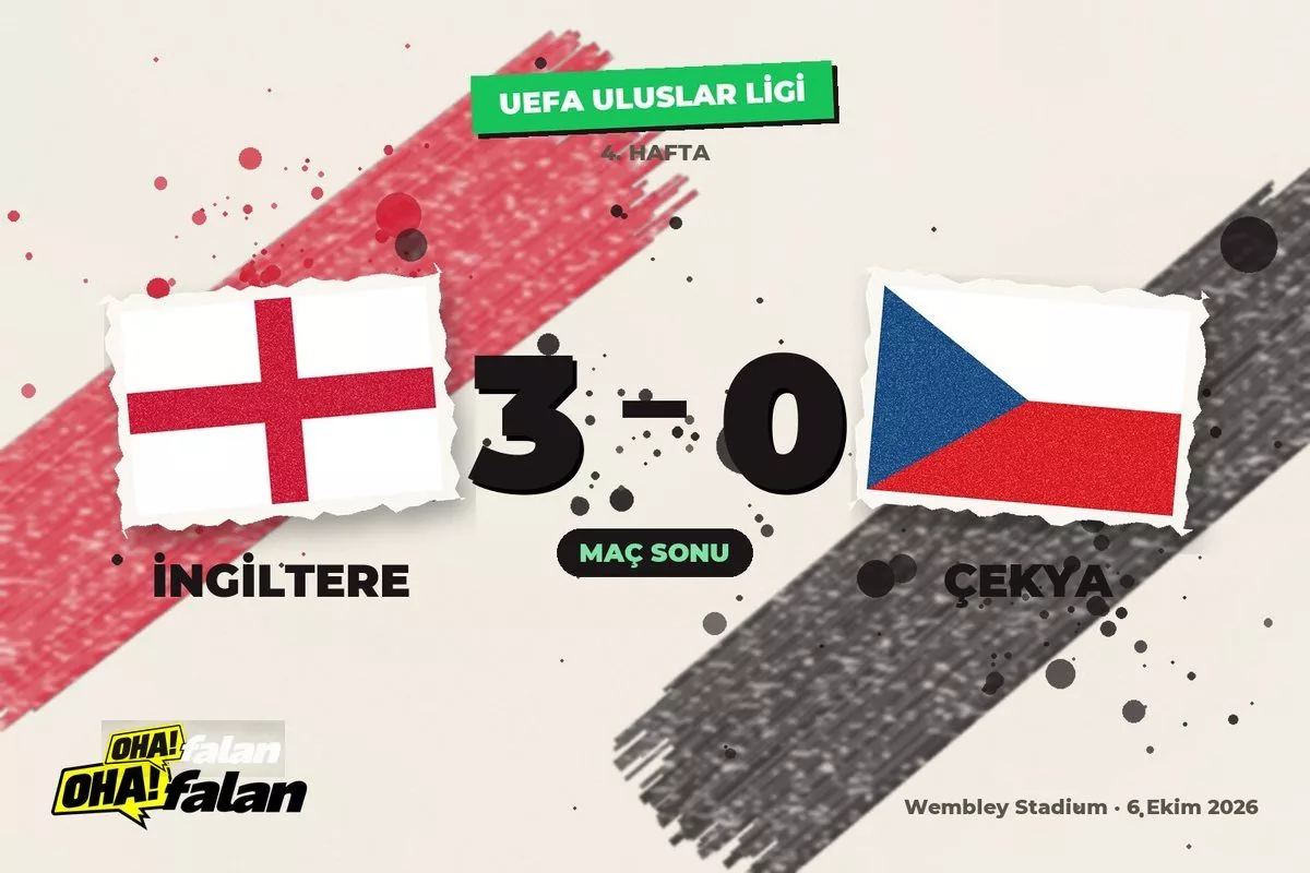Kane’in iki golüyle İngiltere, Çekya’yı Wembley’de geçti