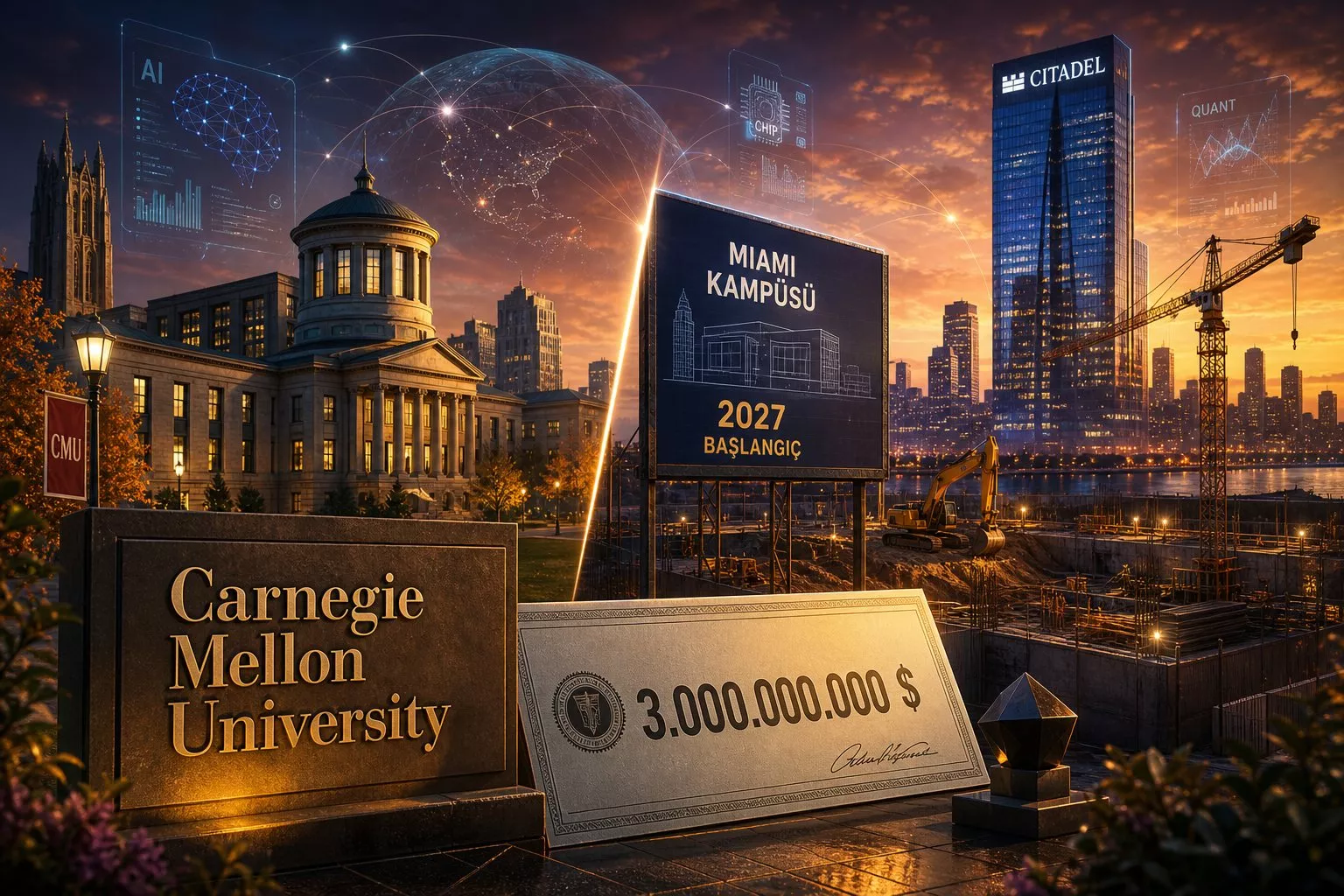 Ken Griffin, Carnegie Mellon’a 3 milyar dolar bağışlayacak