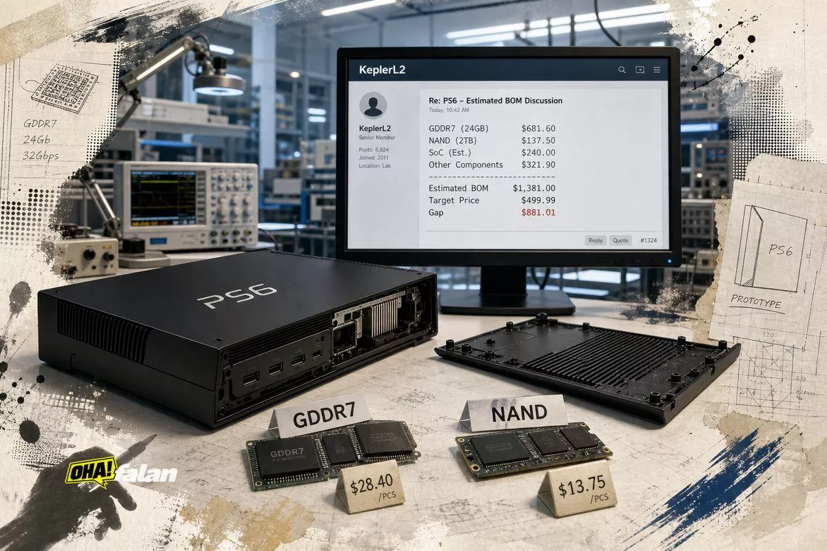 KeplerL2: PS6’nın RAM ve depolaması 680 doları aşıyor