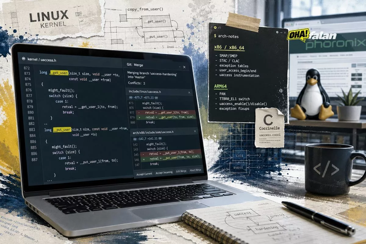Linux 7.4’te __get_user() ve __put_user() kaldırılıyor