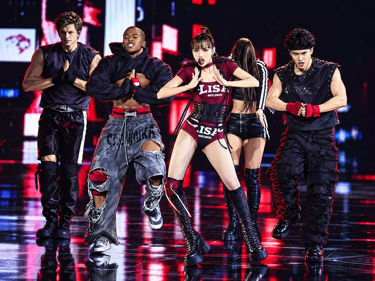 Lisa, VMAs’ta “Sawadika”yı ilk kez canlı söyledi