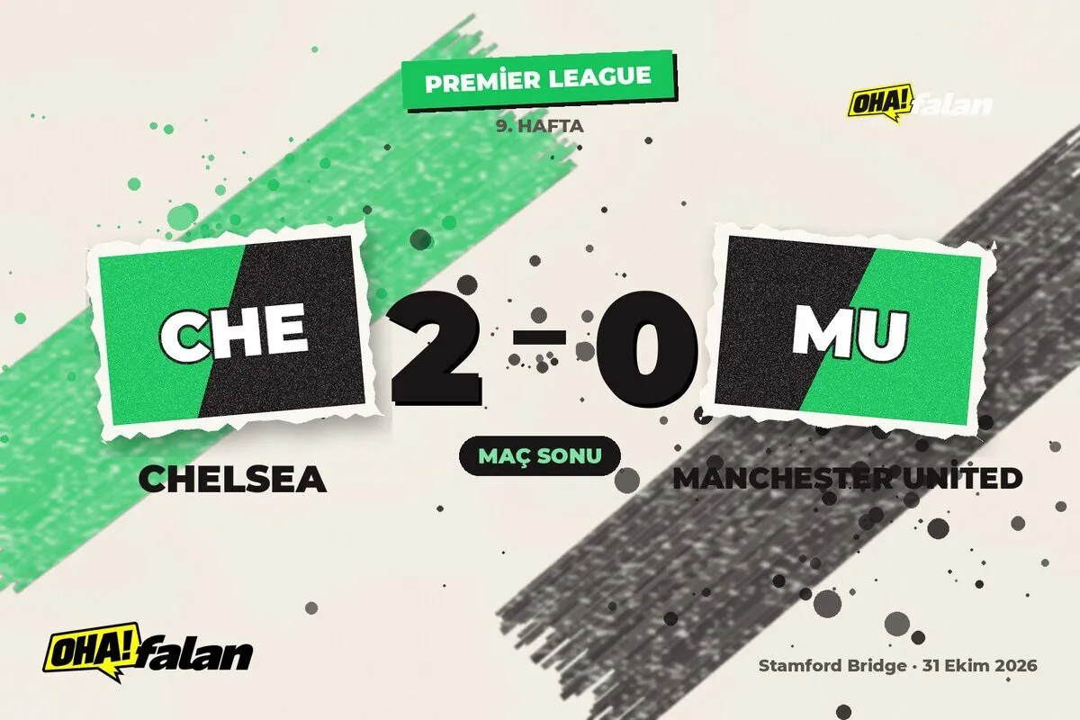 Lisandro Martínez’in kırmızı kartı sonrası Chelsea, Manchester United’ı 2-0 geçti