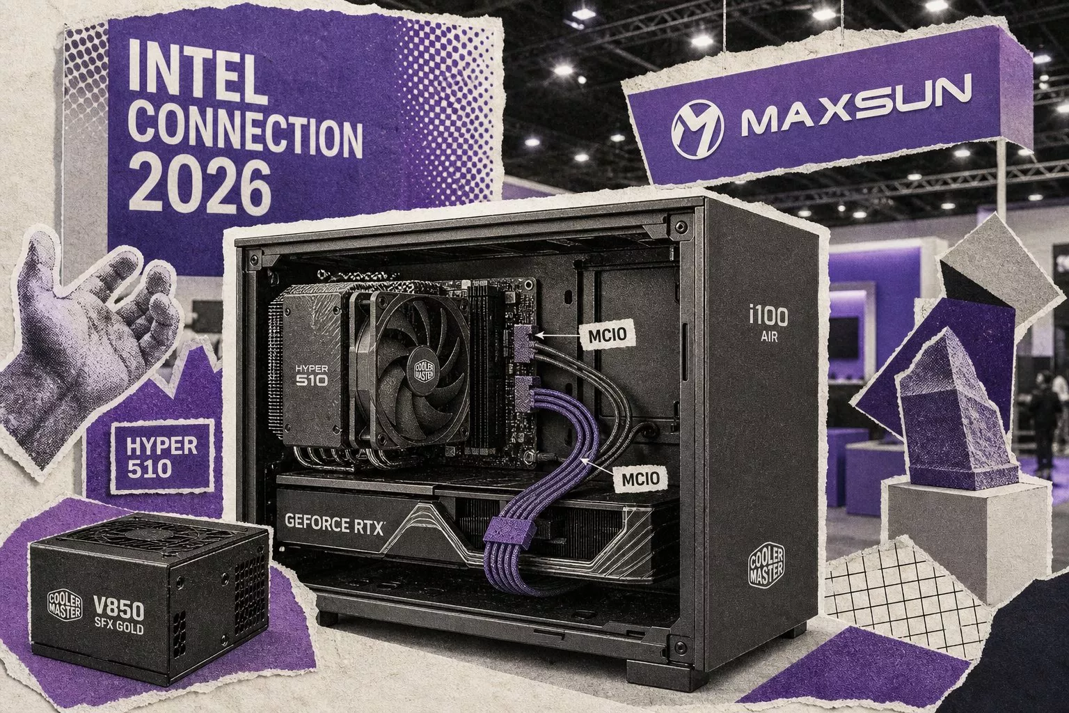 Maxsun, MCIO ile kablolu PCIe iş istasyonu sergiledi