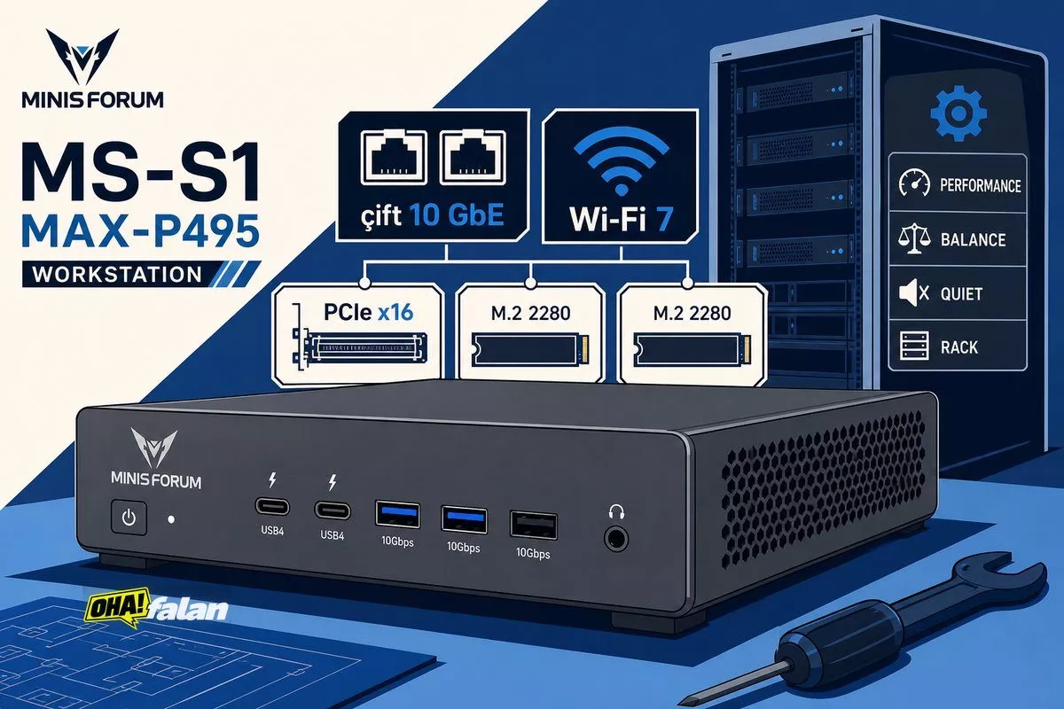 Minisforum MS-S1 MAX-P495 için 7.399 dolarlık ön sipariş