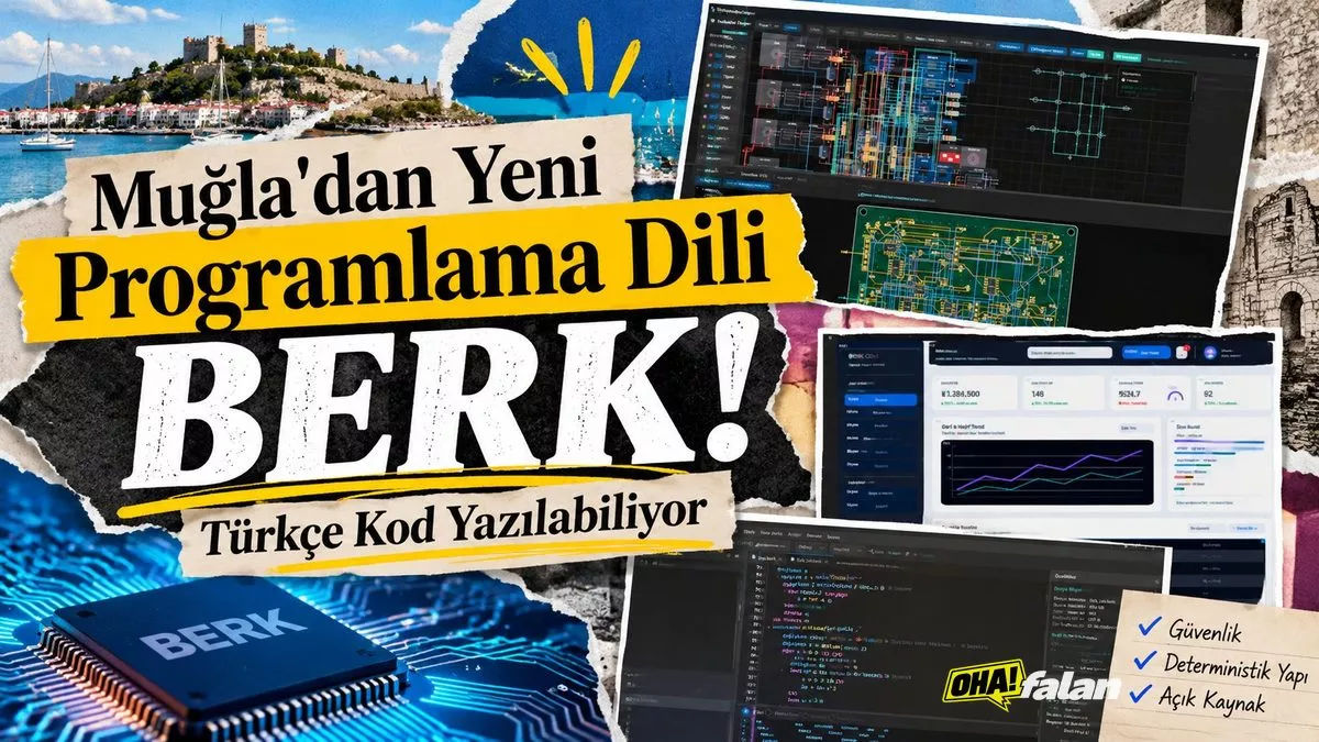 Karanlık bir yazılım geliştirme laboratuvarında, bilgisayar ekranlarında Türkçe programlama komutları ve soyut kod blokları bulunan, mavi ve turuncu ışıklarla aydınlatılmış teknolojik çalışma ortamı.