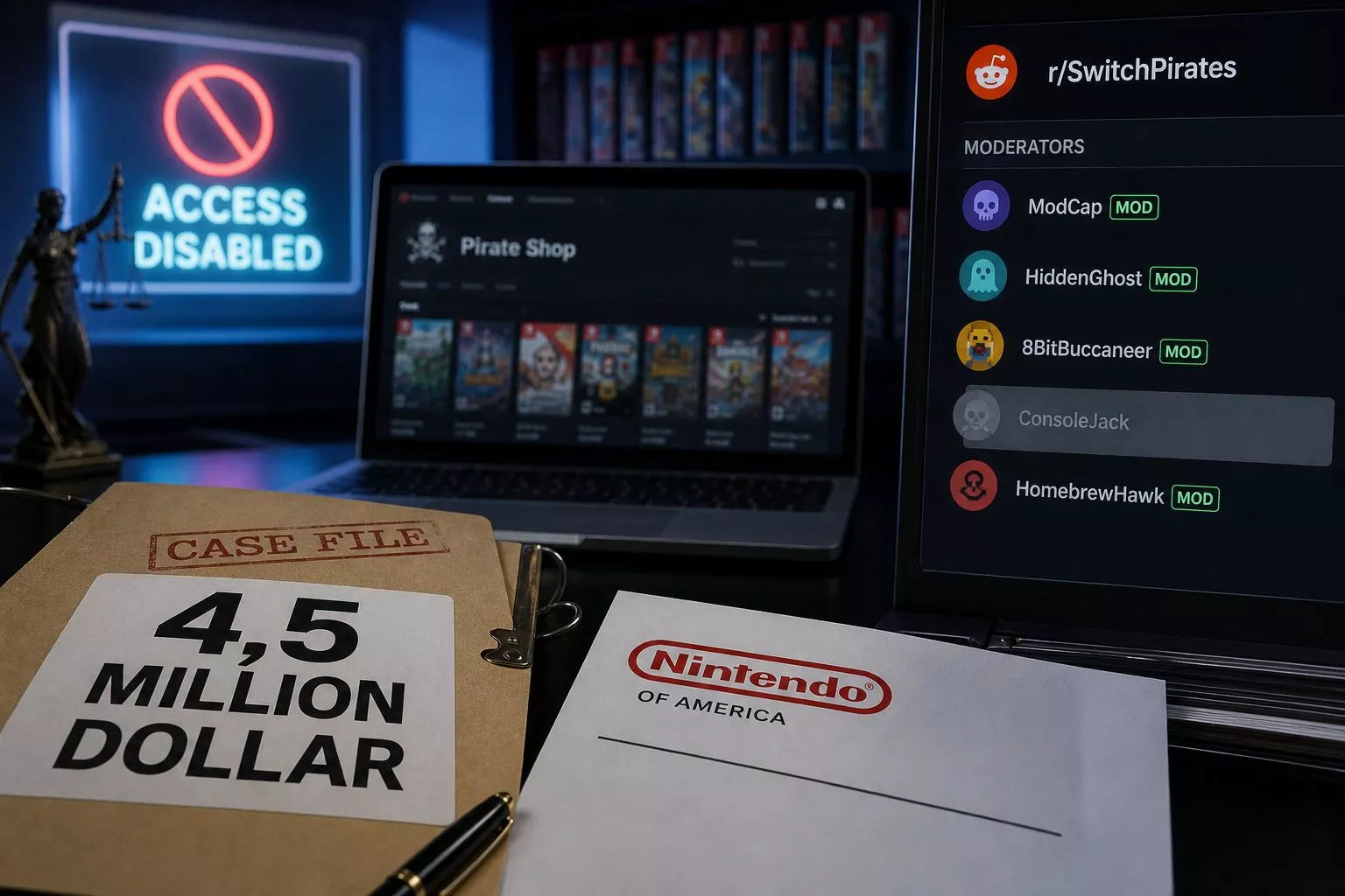 Nintendo, korsan Switch oyunları davasında 4,5 milyon dolar kazandı