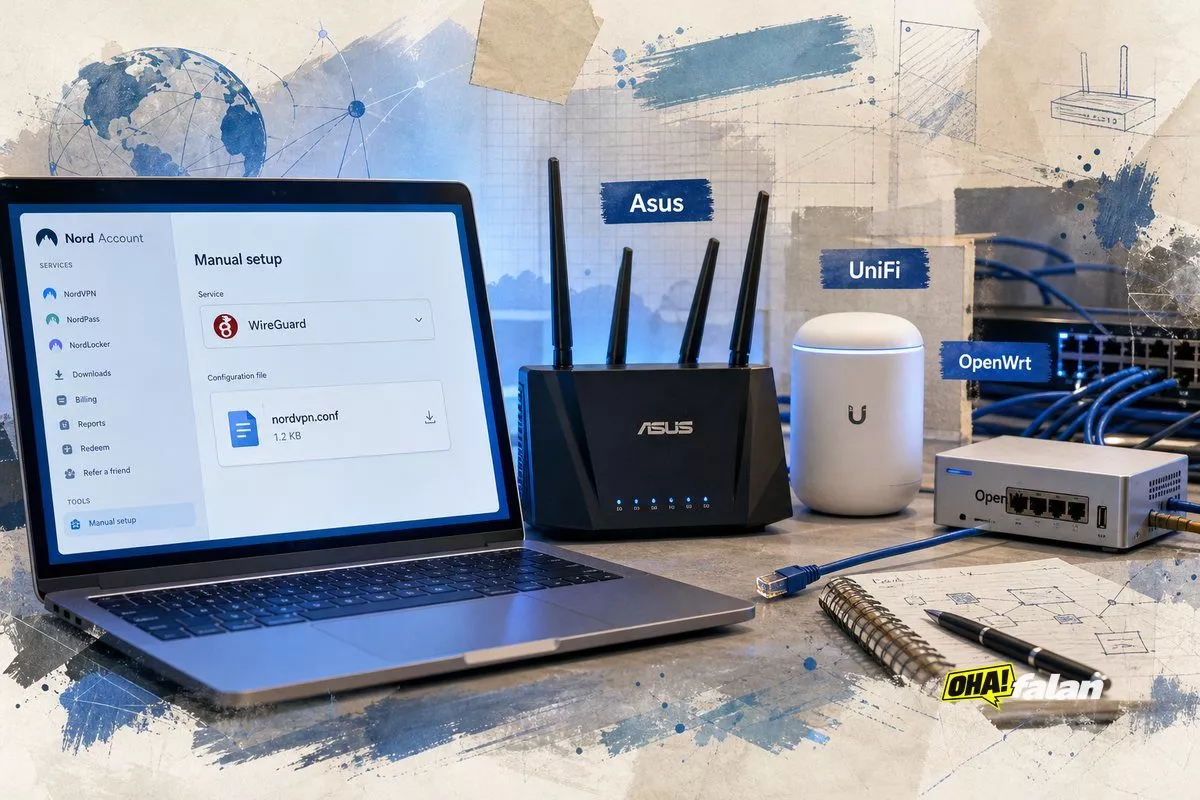 NordVPN, WireGuard .conf dosyası indirmeyi Nord Account’a ekledi