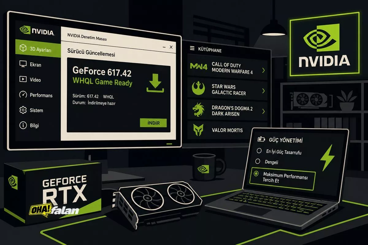 NVIDIA, GeForce 617.42 WHQL Game Ready sürücüsünü yayımladı