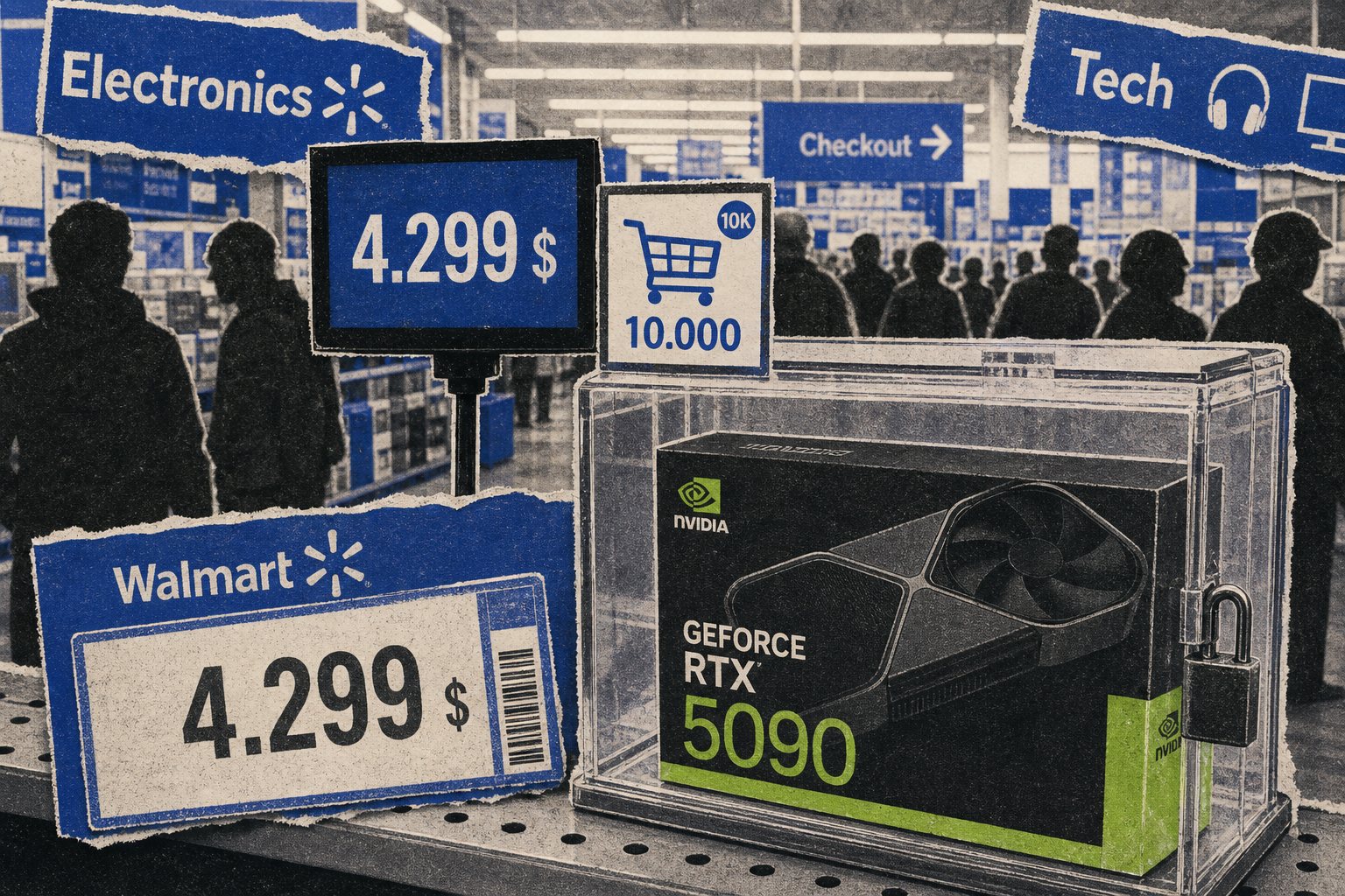 NVIDIA GeForce RTX 5090, Walmart’ta 4.299 dolara tükendi