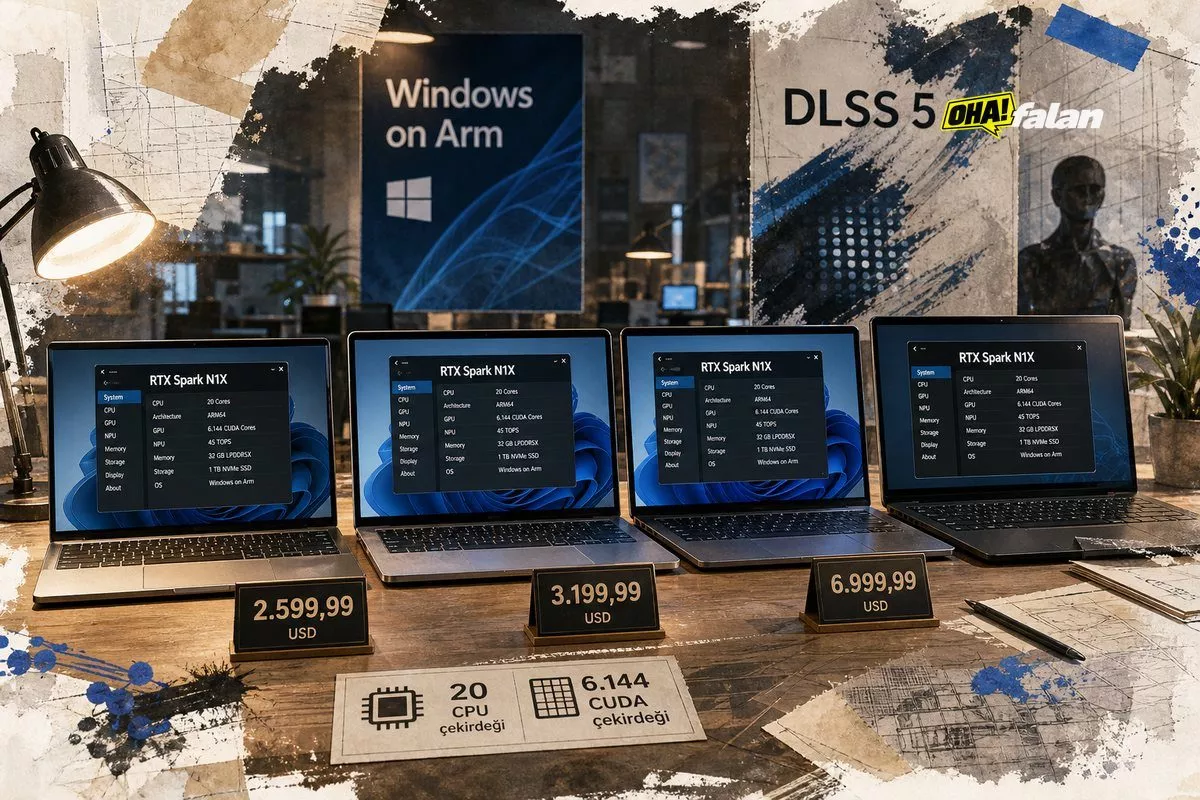 Nvidia RTX Spark N1X’li dizüstüler 2.599,99 dolardan başlıyor
