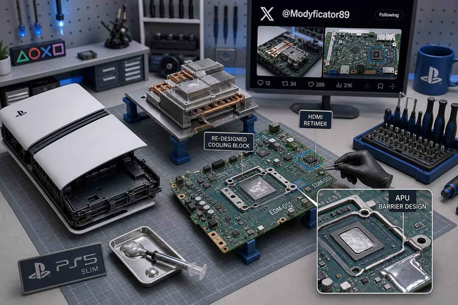 PS5 Slim’de EDM-051 anakartı görüldü