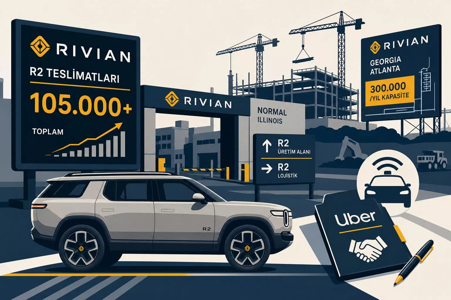 Rivian, üçüncü çeyrekte 19.248 teslimatla rekor kırdı