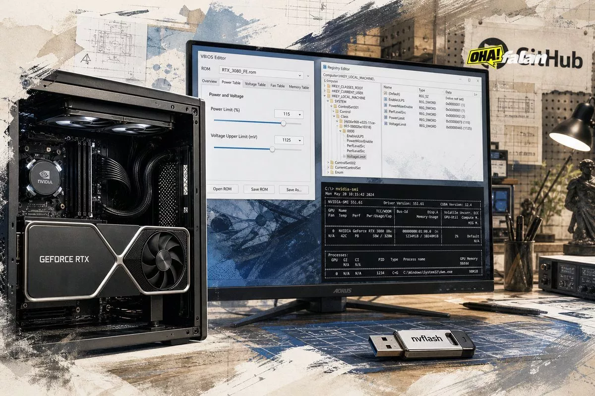 RTX 50, 40 ve 30’da VBIOS flaşlamadan yüklenebiliyor