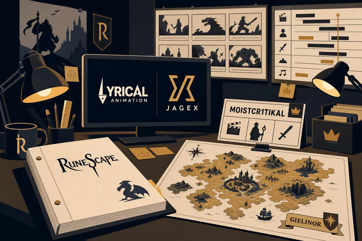 RuneScape için animasyon dizi hazırlanıyor