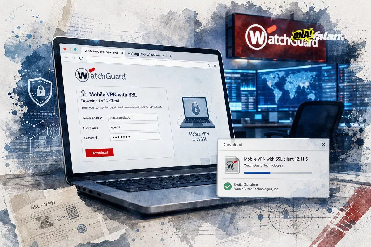 Sahte WatchGuard VPN sitesi yönetici bilgilerini topladı