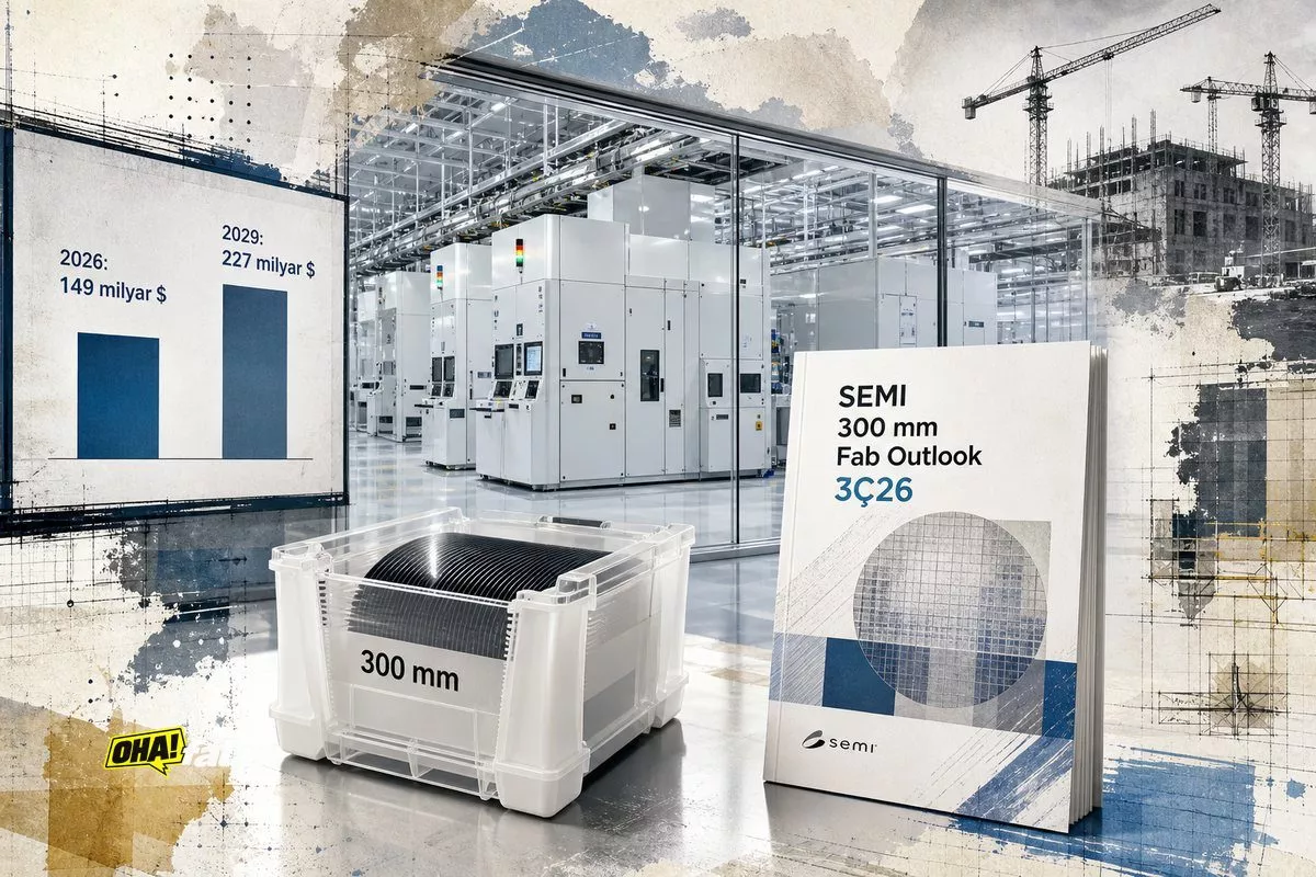 SEMI: 300 mm fab ekipmanı harcaması 2029’da 227 milyar dolar