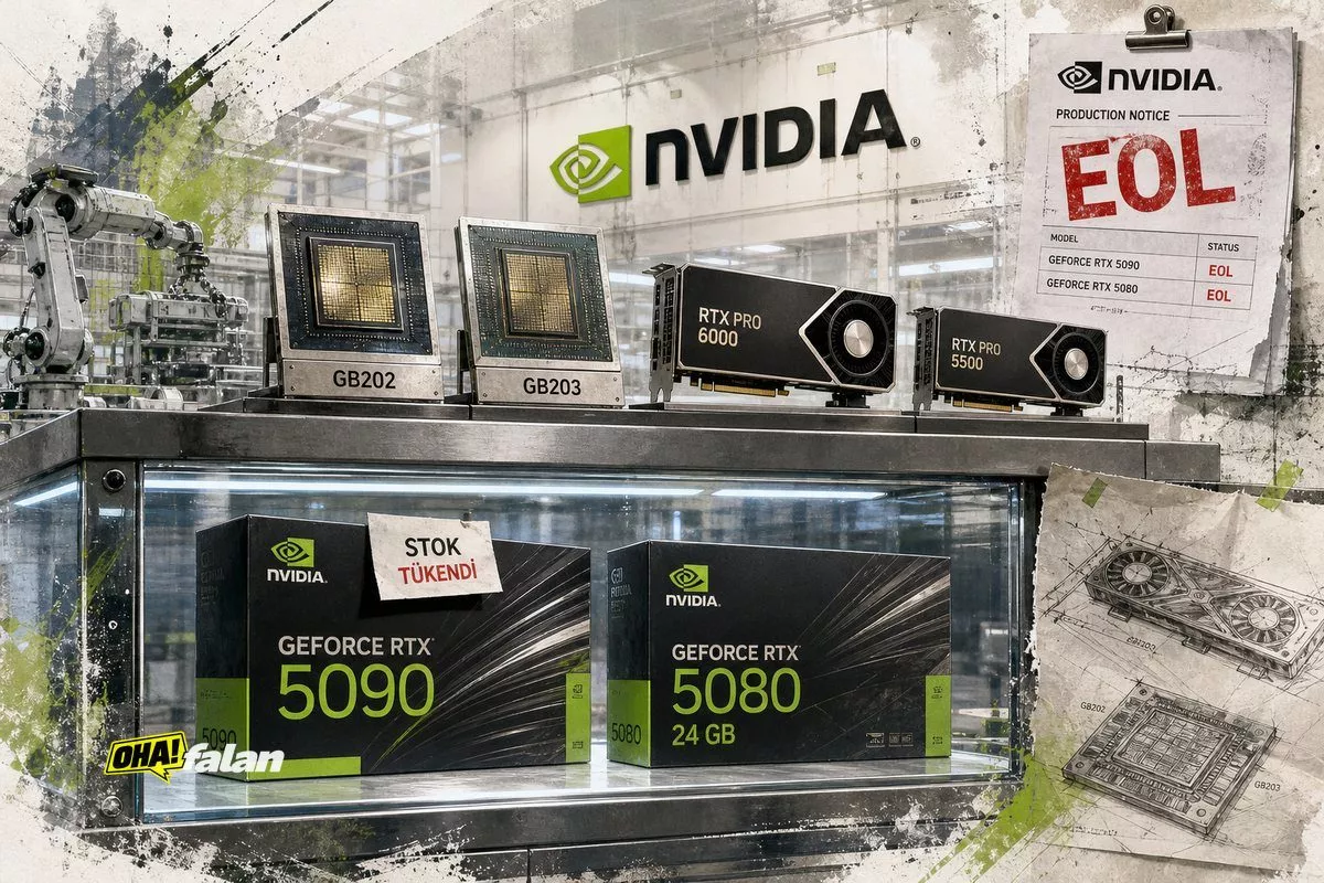 Sızıntı: NVIDIA, RTX 5090 için GB202 tahsisini durduruyor