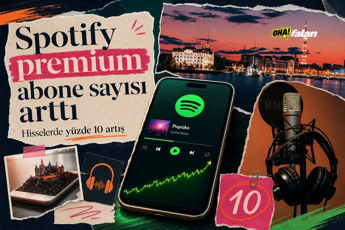 Spotify hisseleri 306 milyon premium abone açıklamasıyla yüzde 10 yükseldi
