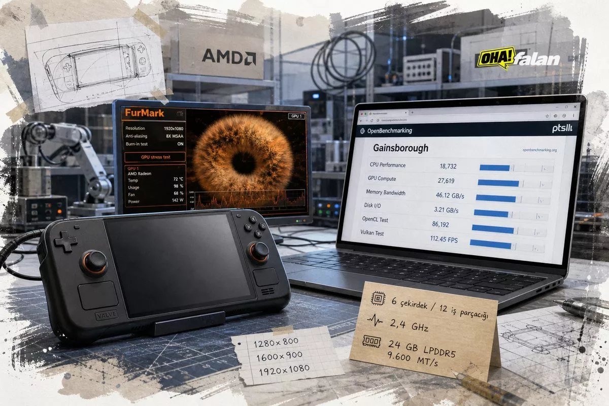 Steam Deck 2 için adı geçen AMD Gainsborough APU sızıntıda göründü
