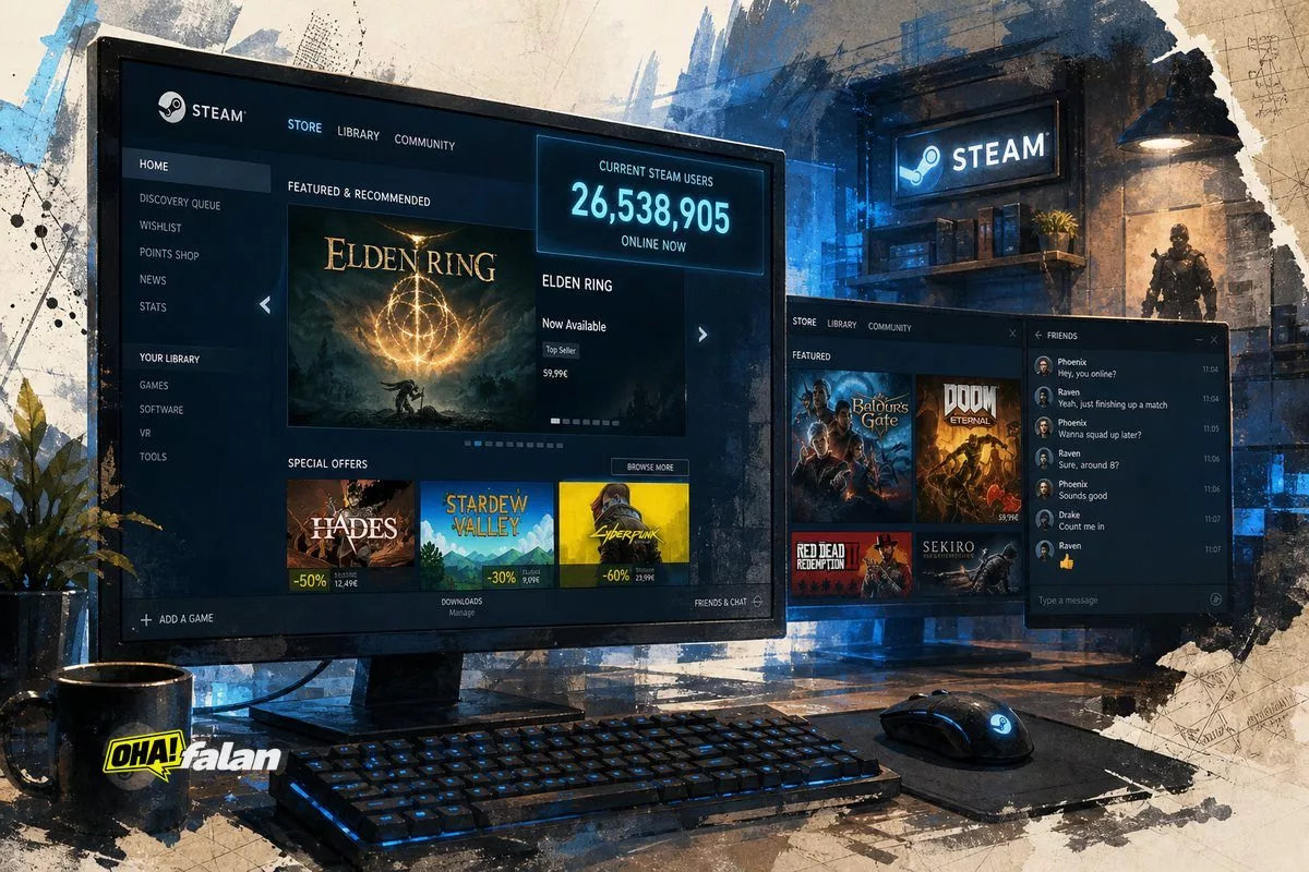 Steam, eş zamanlı kullanıcıda 43,5 milyonla rekor kırdı