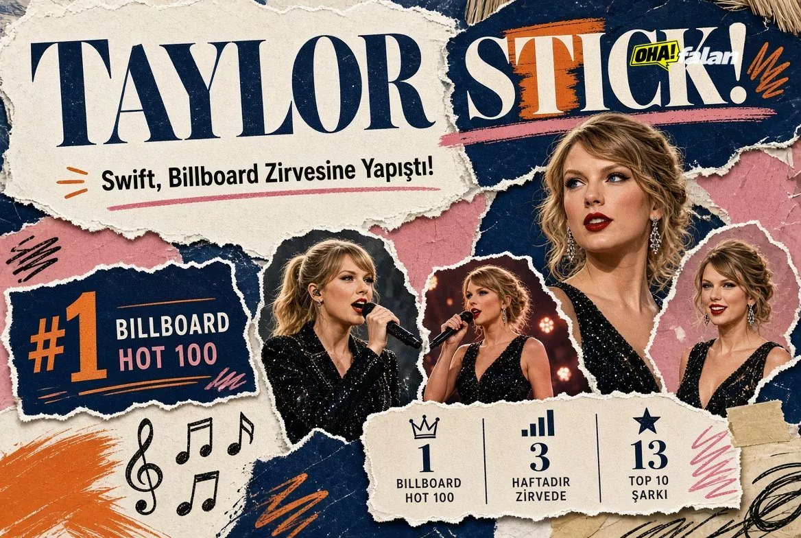 Kırmızı ve turuncu sahne ışıkları altında gösterişli bir konser sahnesi, merkezde silüet hâlinde bir kadın şarkıcı, arka planda altın tonlarında ışık huzmeleri ve kalabalık izleyici atmosferi.