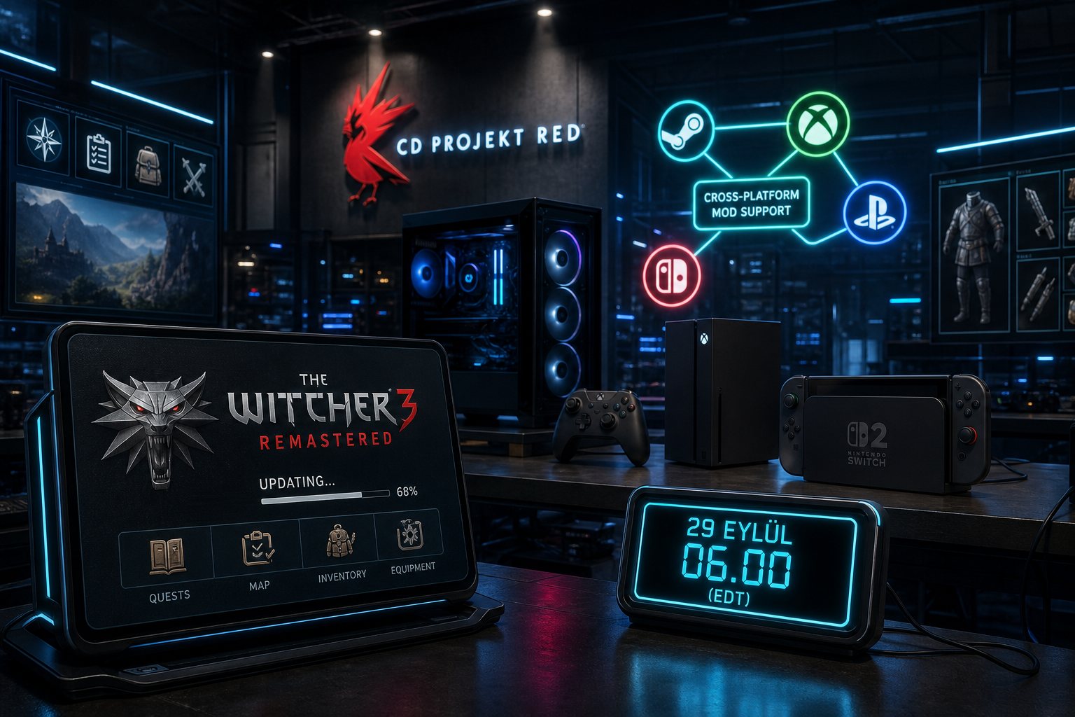 The Witcher 3 Remastered 29 Eylül’de 06.00’da çıkıyor