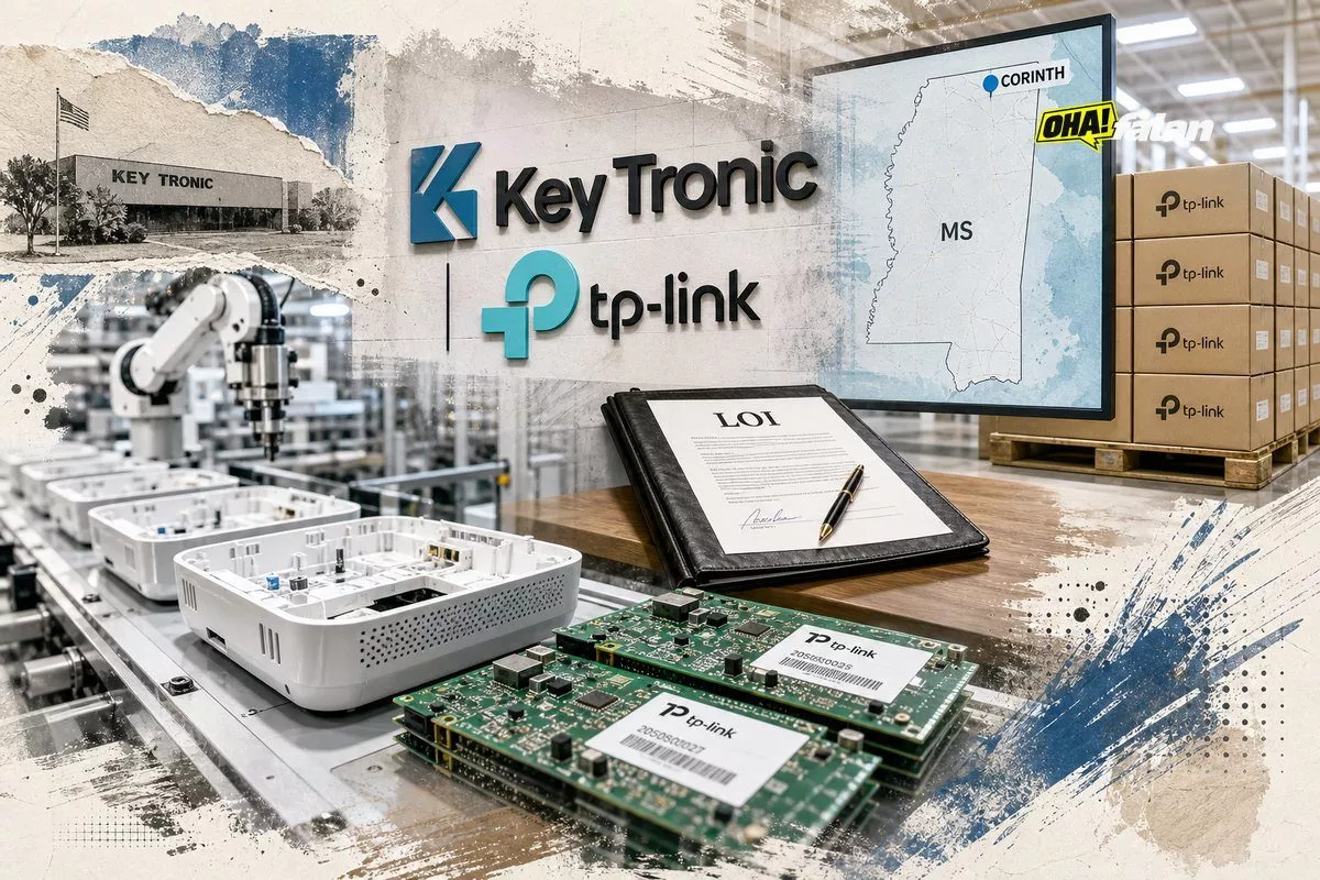 TP-Link, ABD’de montaj için Key Tronic ile LOI imzaladı