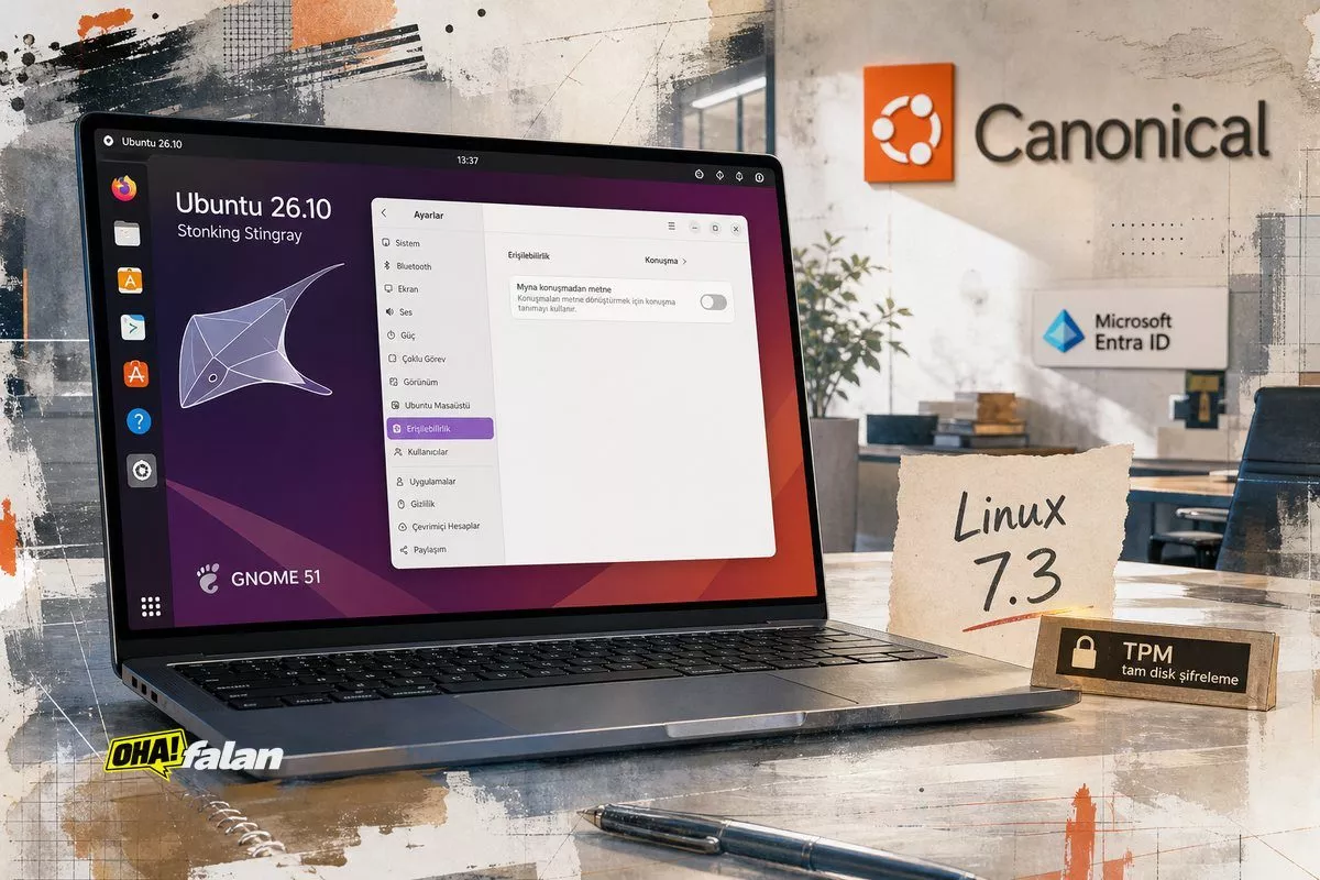 Ubuntu 26.10 yayımlandı: GNOME 51, Linux 7.3 ve Myna
