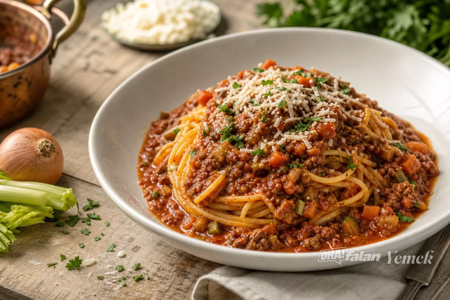 Bolonez Soslu Spagetti