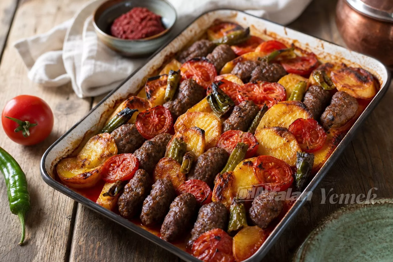Fırında Köfte Patates