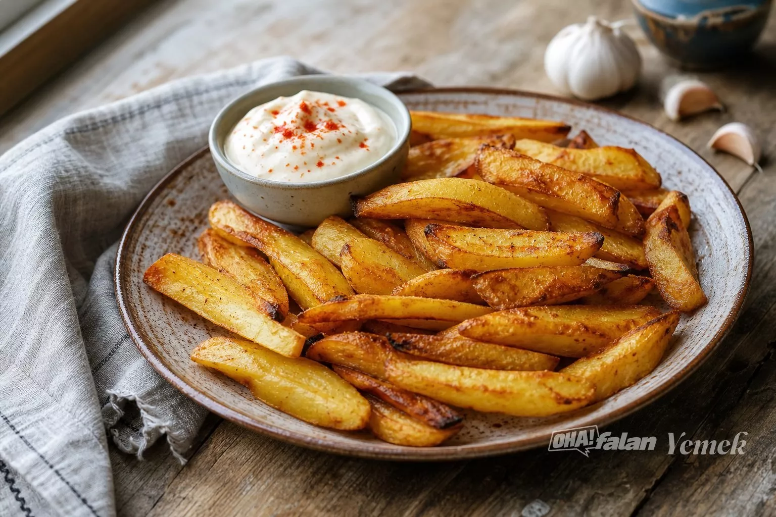 Fırında Patates Kızartması