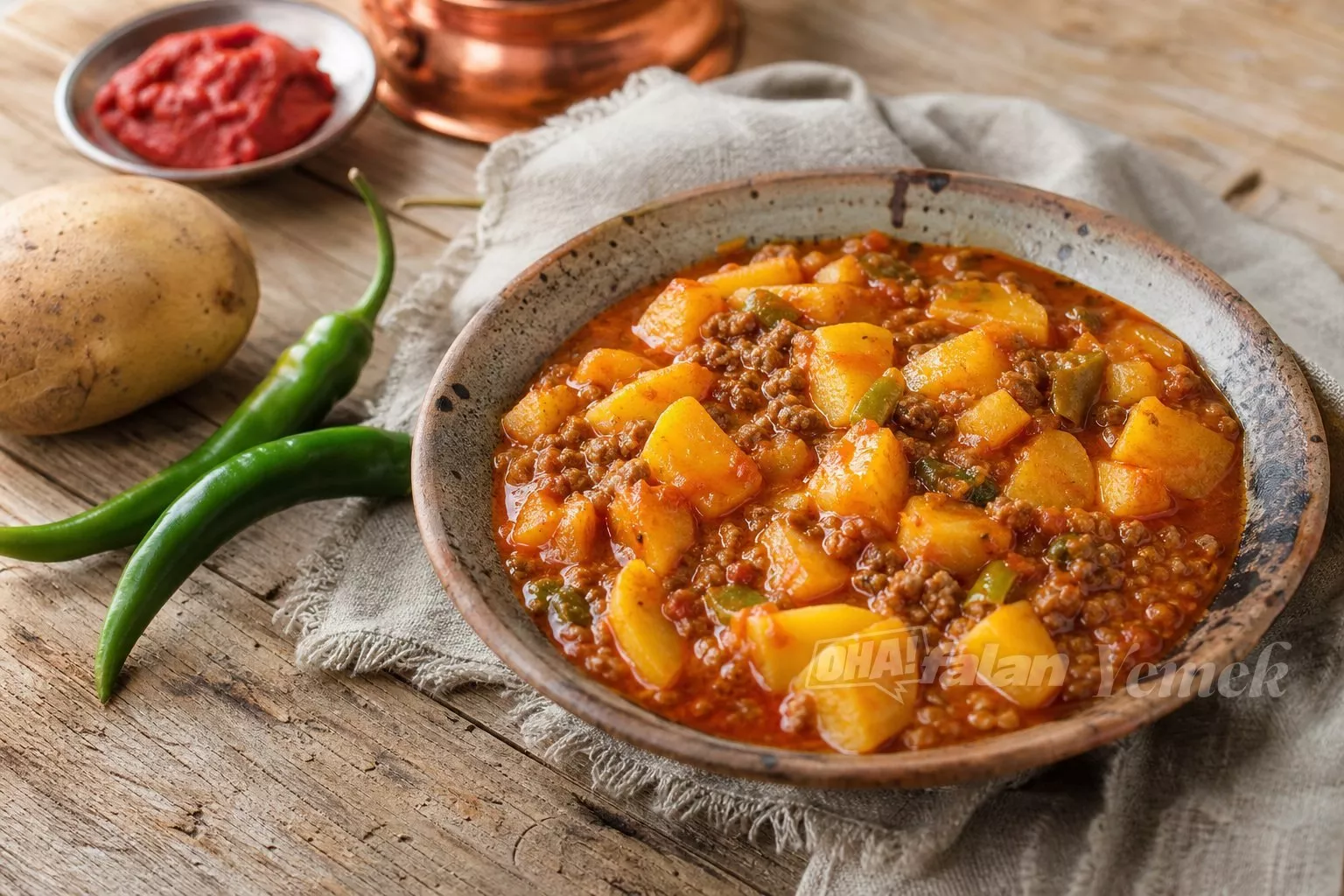 Kıymalı Patates Yemeği
