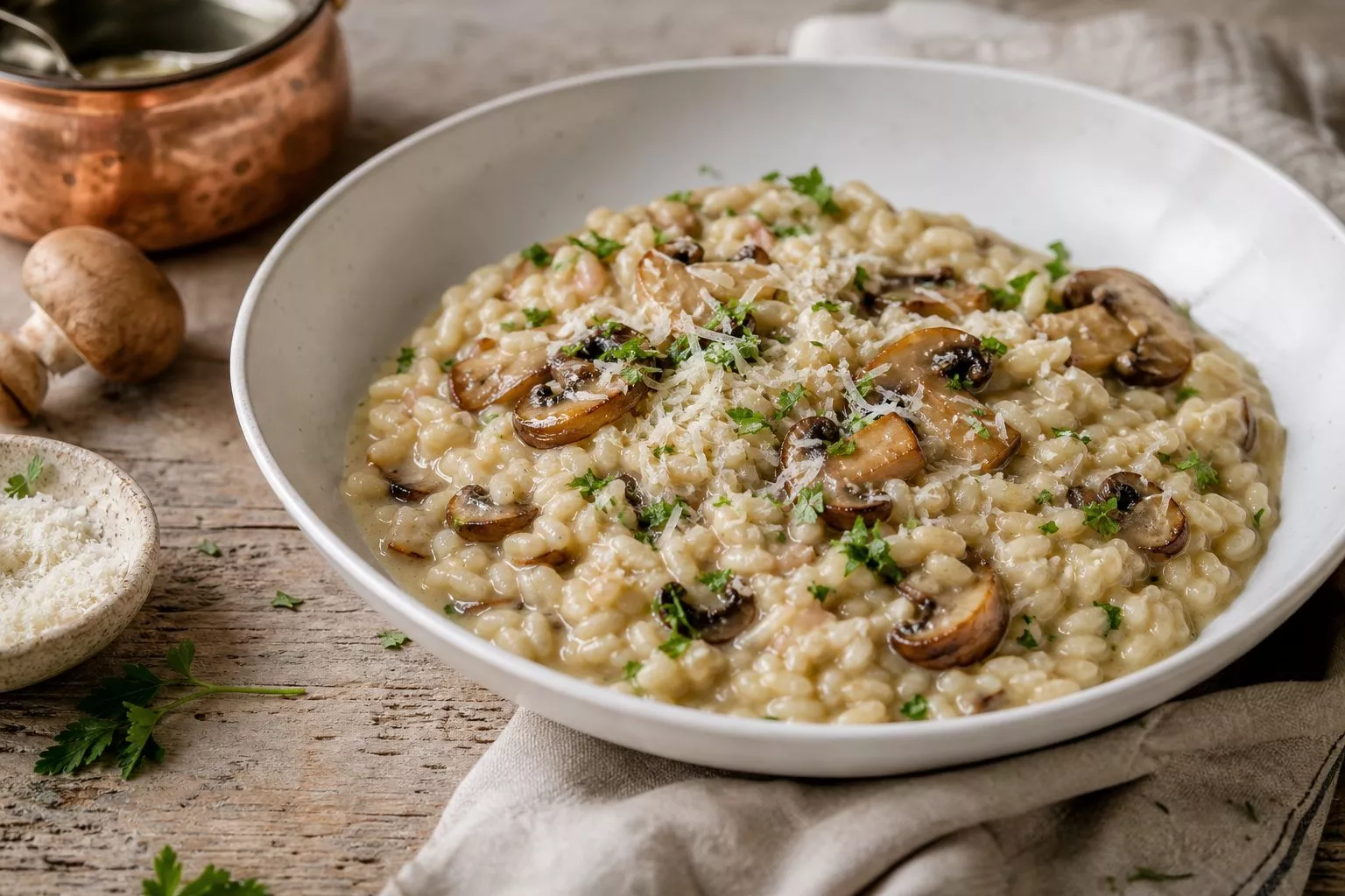 Mantarlı Risotto